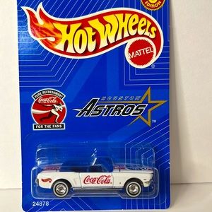 1999 Hot Wheels Houston Astros Coca-Cola Special Edition Die Cast Metal